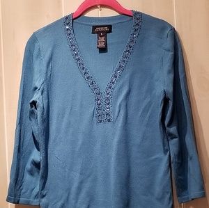 NWOT turquoise sweater